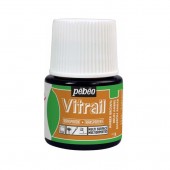 Краска для стекла и металла PEBEO Vitrail прозрачная лаковая, цвет 050-059 янтарный, 45 мл